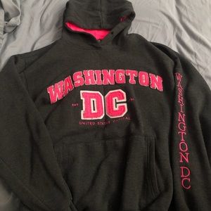 Dark grey women’s Washington DC hoodie